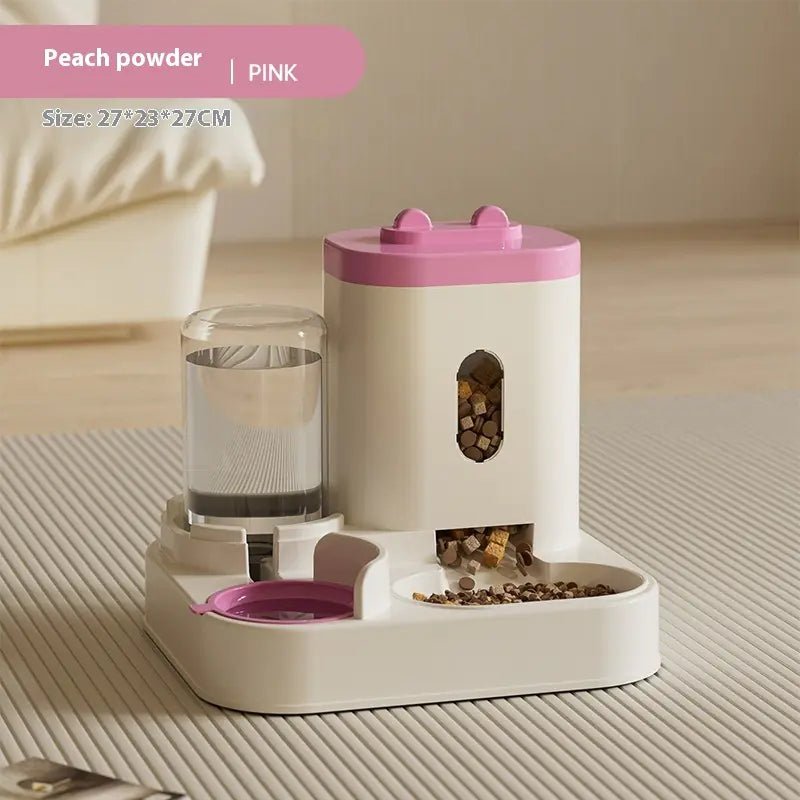 Automatic Cat and Dog Feeder Water Bowl
