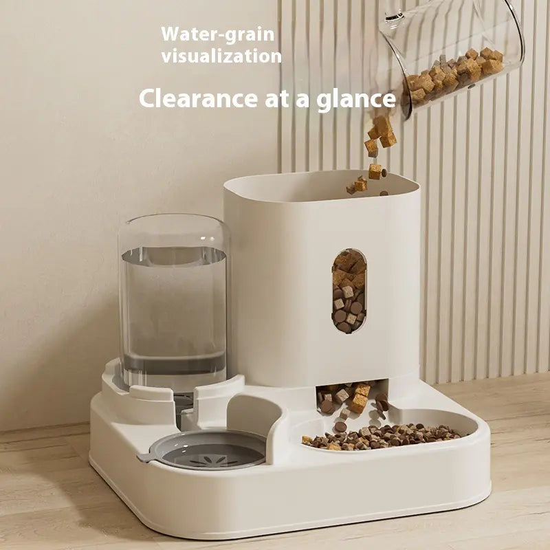 Automatic Cat and Dog Feeder Water Bowl
