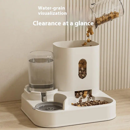 Automatic Cat and Dog Feeder Water Bowl