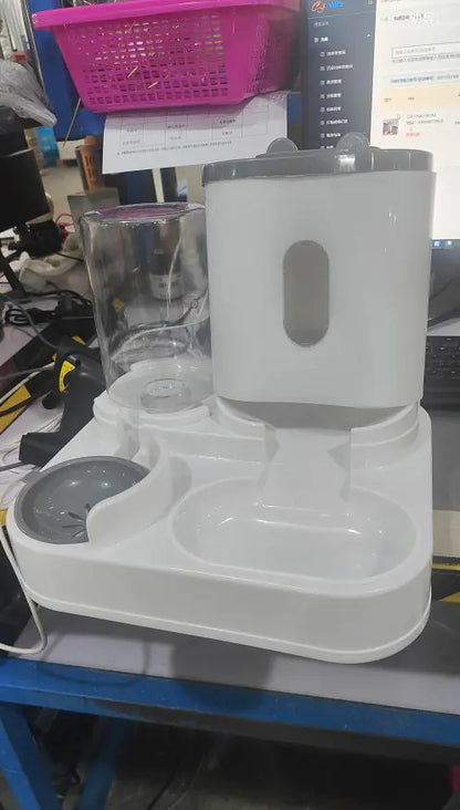 Automatic Cat and Dog Feeder Water Bowl