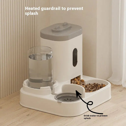 Automatic Cat and Dog Feeder Water Bowl