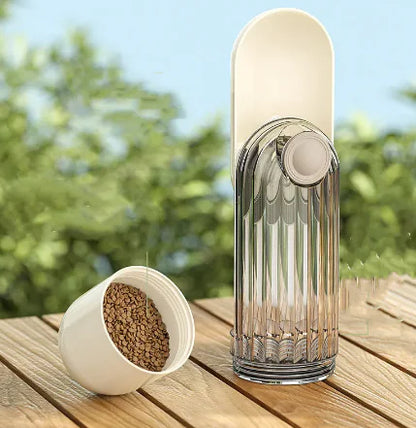 2-in-1 Portable Pet Water & Food Bottle